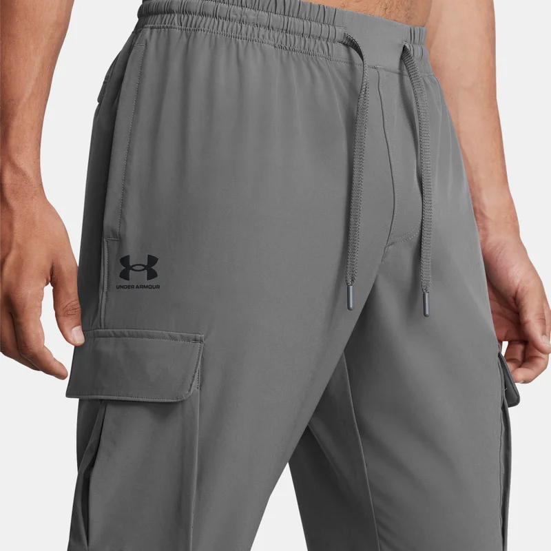UNDER ARMOUR Grey Men's Vibe Woven Cargo Pants for Men | Best Price UAE